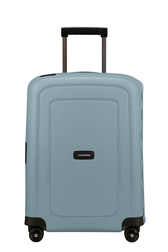 Samsonite S'Cure hard kabin koffert 55 cm/34L Icy Blue-Harde kofferter-BagBrokers