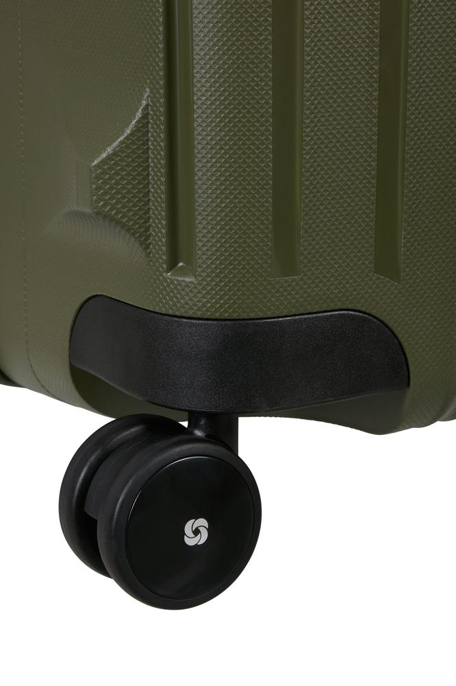 Samsonite S'Cure hard ekstra stor koffert 81 cm/138L Olive-Harde kofferter-BagBrokers