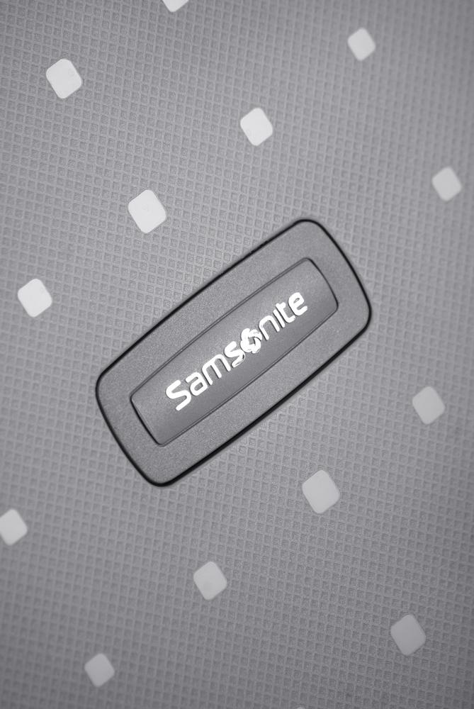 Samsonite S'Cure hard kabin koffert 55 cm/34L Sølv-Harde kofferter-BagBrokers
