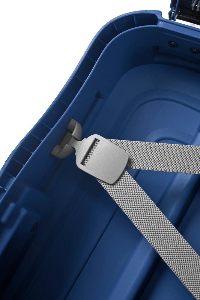 Samsonite S'Cure, hard lett kabin koffert 55 cm/34L Mørke Blå-Harde kofferter-BagBrokers