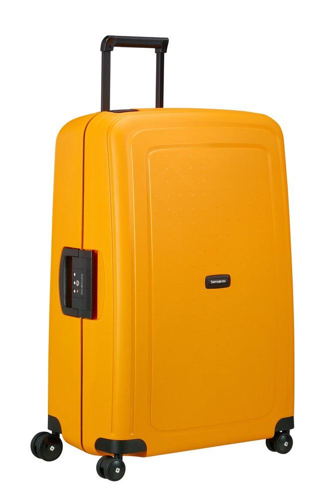 Samsonite S'Cure hard stor koffert 75 cm/102L Honey Yellow-Harde kofferter-BagBrokers