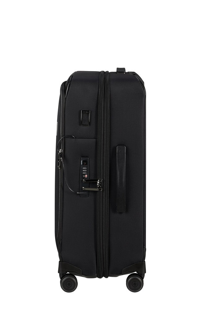 Samsonite Splendix medium utvidbar koffert med 4 hjul 67 cm Black-Myke kofferter-BagBrokers