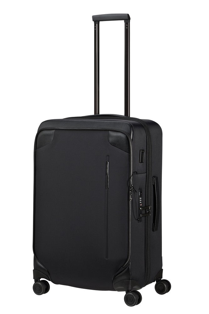 Samsonite Splendix medium utvidbar koffert med 4 hjul 67 cm Black-Myke kofferter-BagBrokers