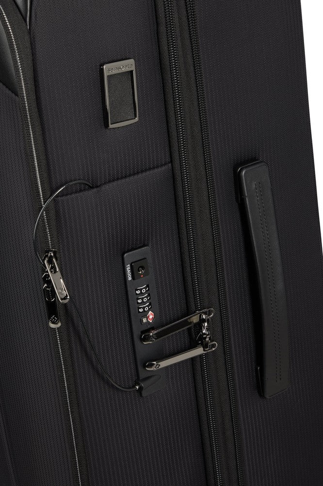 Samsonite Splendix medium utvidbar koffert med 4 hjul 67 cm Black-Myke kofferter-BagBrokers