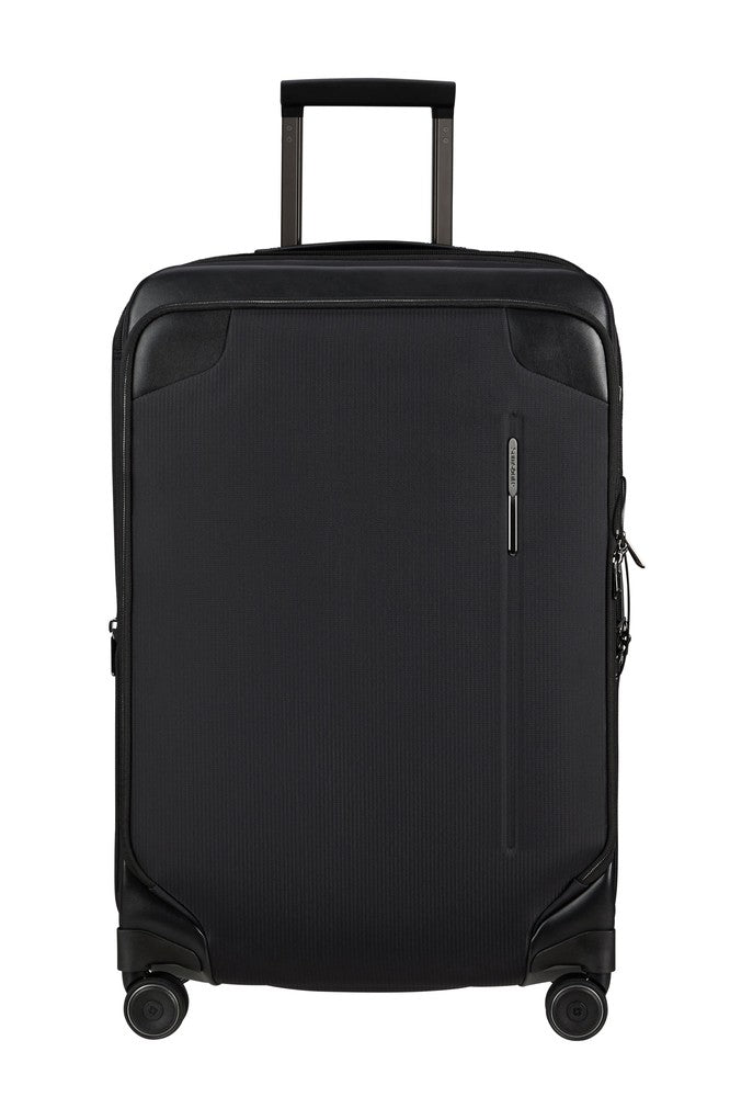 Samsonite Splendix medium utvidbar koffert med 4 hjul 67 cm Black-Myke kofferter-BagBrokers