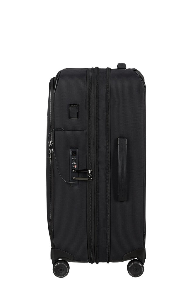 Samsonite Splendix medium utvidbar koffert med 4 hjul 67 cm Black-Myke kofferter-BagBrokers