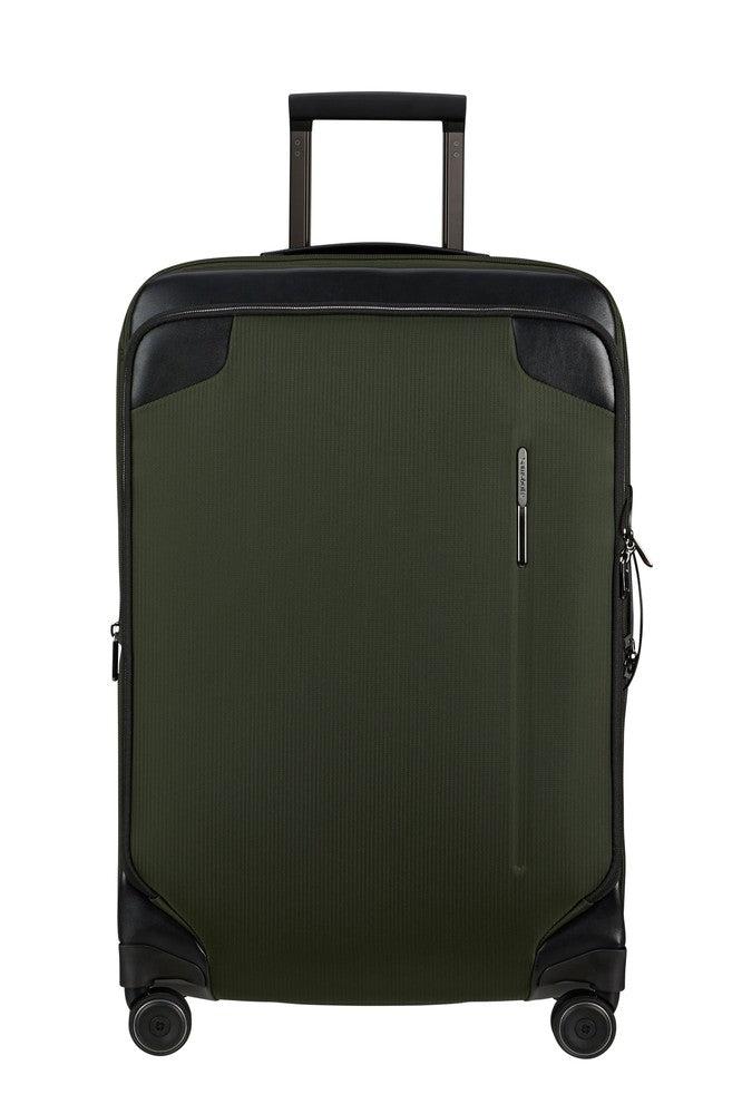 Samsonite Splendix medium utvidbar koffert med 4 hjul 67 cm Green/Black-Myke kofferter-BagBrokers