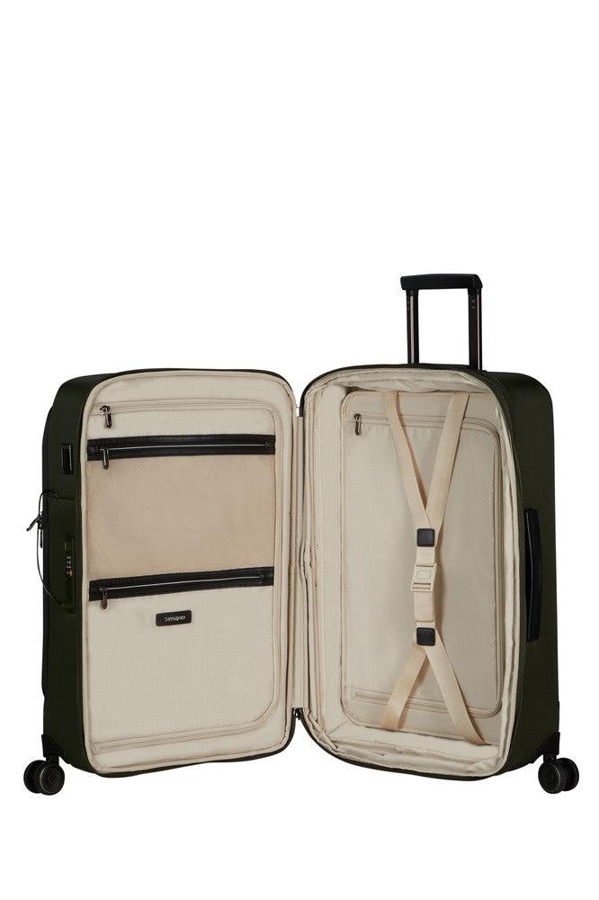 Samsonite Splendix medium utvidbar koffert med 4 hjul 67 cm Green/Black-Myke kofferter-BagBrokers