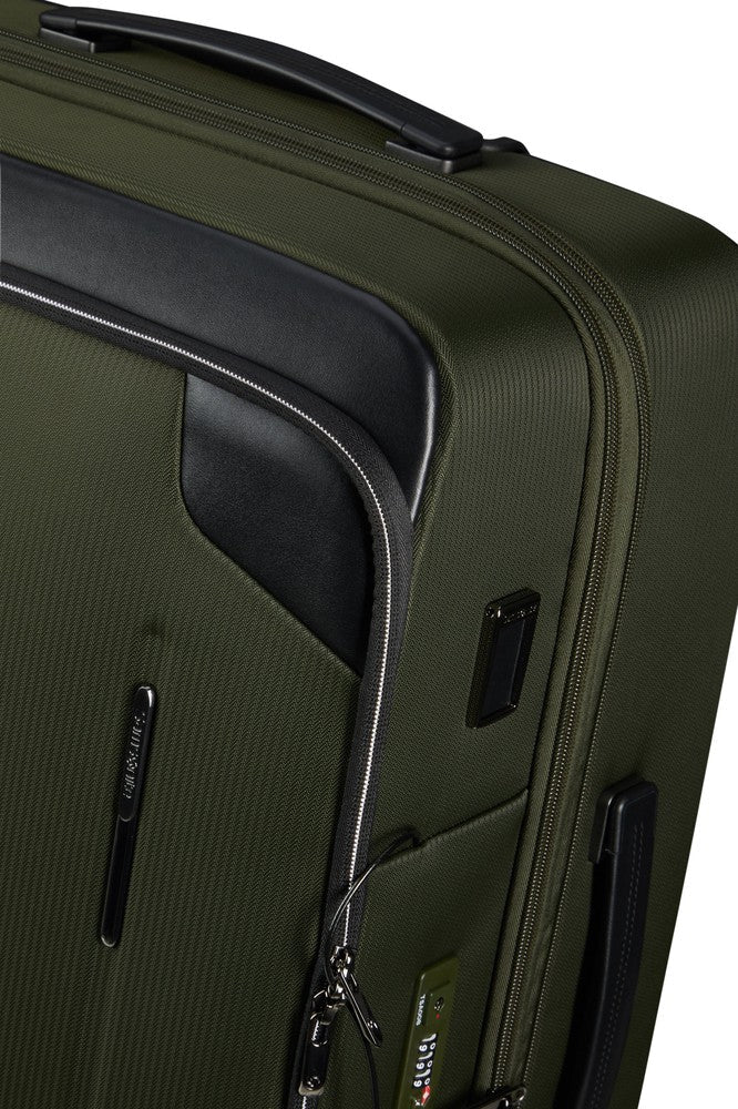 Samsonite Splendix medium utvidbar koffert med 4 hjul 67 cm Green/Black-Myke kofferter-BagBrokers