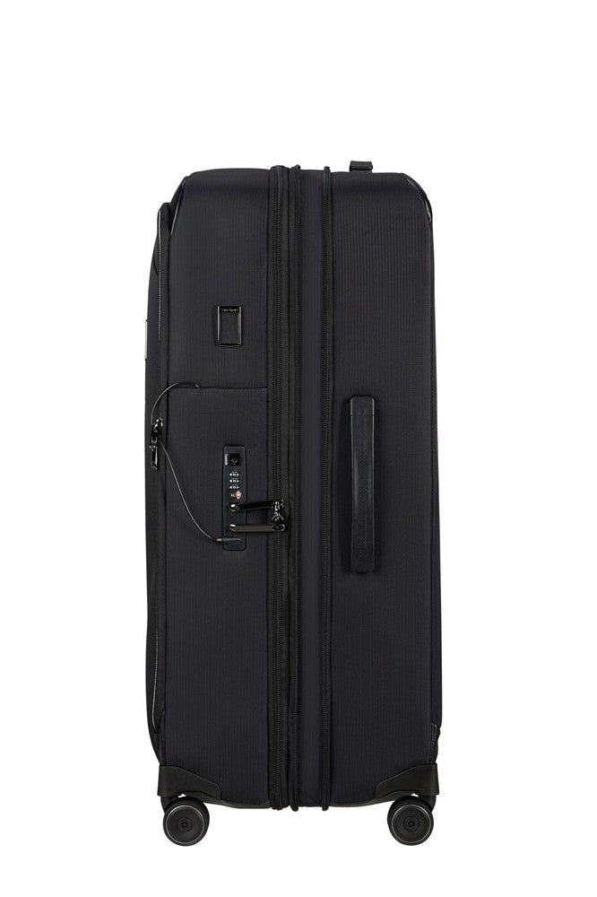 Samsonite Splendix stor utvidbar koffert med 4 hjul 79 cm Black-Myke kofferter-BagBrokers