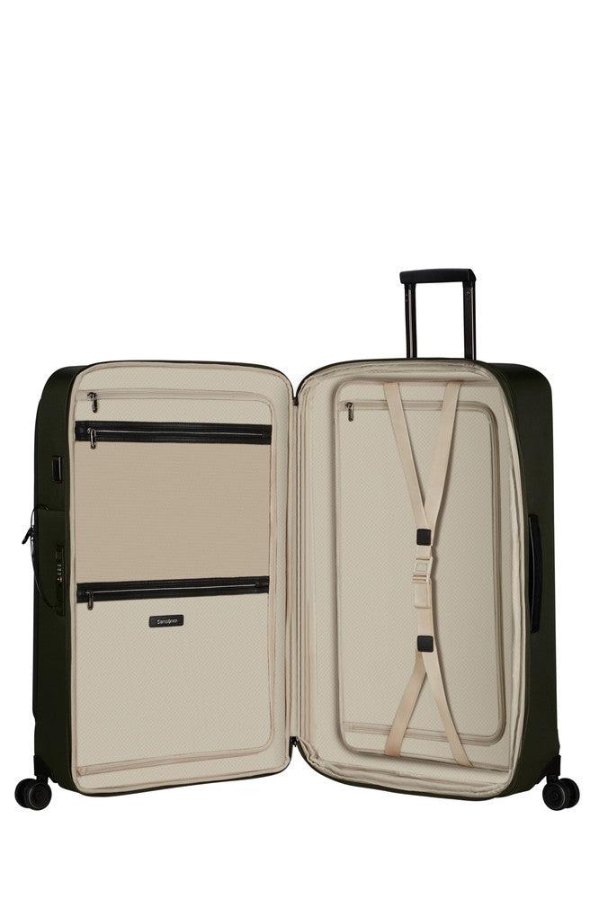 Samsonite Splendix stor utvidbar koffert med 4 hjul 79 cm Green/Black-Myke kofferter-BagBrokers