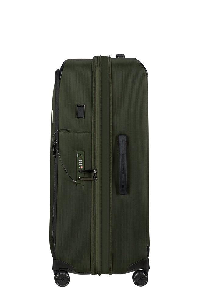 Samsonite Splendix stor utvidbar koffert med 4 hjul 79 cm Green/Black-Myke kofferter-BagBrokers