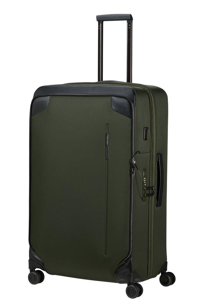 Samsonite Splendix stor utvidbar koffert med 4 hjul 79 cm Green/Black-Myke kofferter-BagBrokers