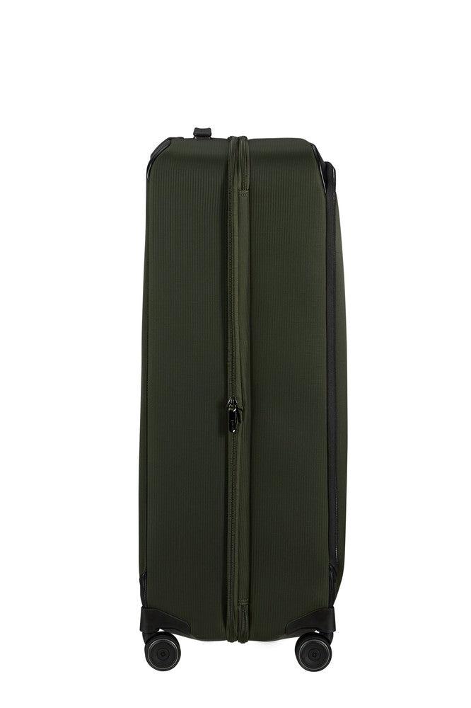 Samsonite Splendix stor utvidbar koffert med 4 hjul 79 cm Green/Black-Myke kofferter-BagBrokers