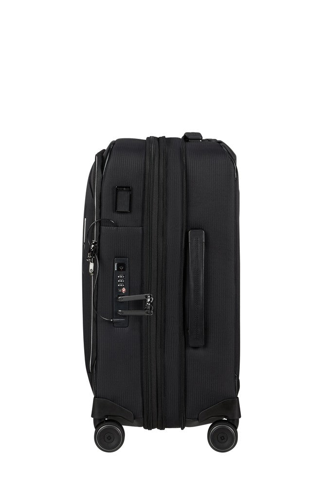 Samsonite Splendix utvidbar kabinkoffert med 4 hjul 55 cm Black-Myke kofferter-BagBrokers