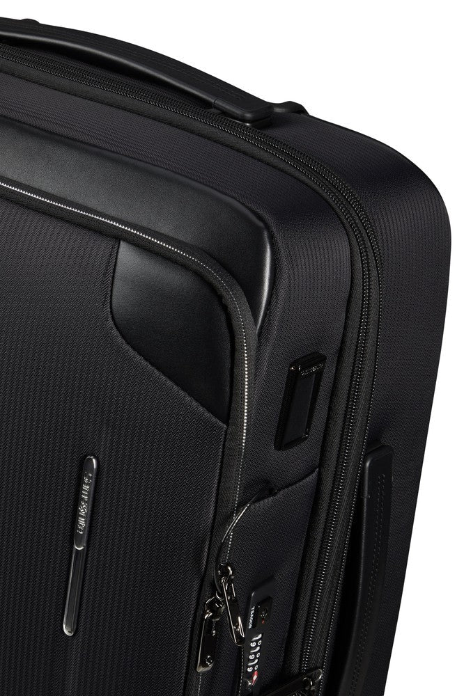 Samsonite Splendix utvidbar kabinkoffert med 4 hjul 55 cm Black-Myke kofferter-BagBrokers