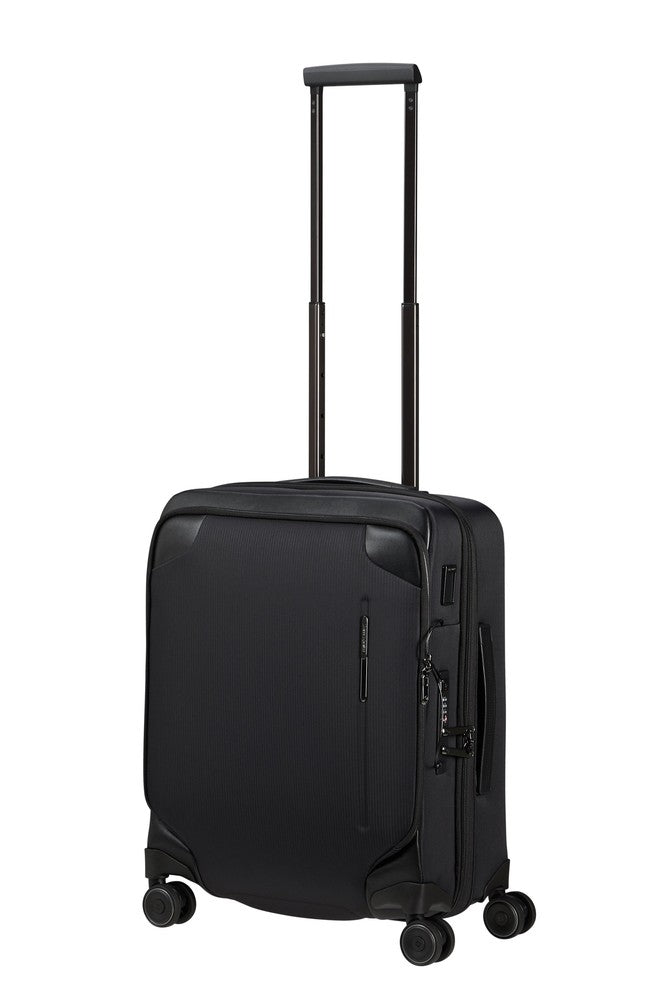 Samsonite Splendix utvidbar kabinkoffert med 4 hjul 55 cm Black-Myke kofferter-BagBrokers