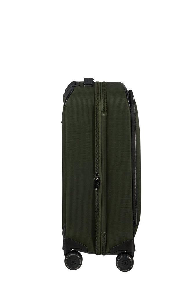 Samsonite Splendix utvidbar kabinkoffert med 4 hjul 55 cm Green/Black-Myke kofferter-BagBrokers