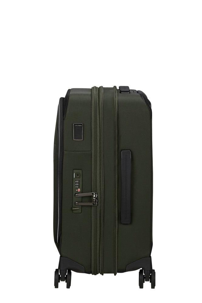 Samsonite Splendix utvidbar kabinkoffert med 4 hjul 55 cm Green/Black-Myke kofferter-BagBrokers