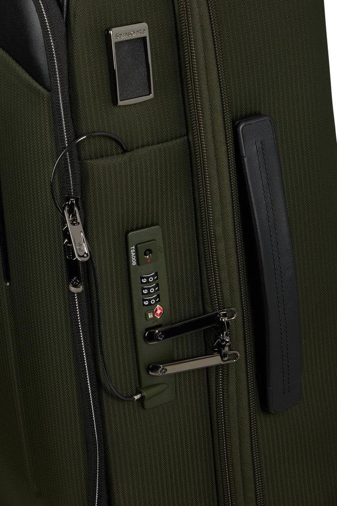 Samsonite Splendix utvidbar kabinkoffert med 4 hjul 55 cm Green/Black-Myke kofferter-BagBrokers