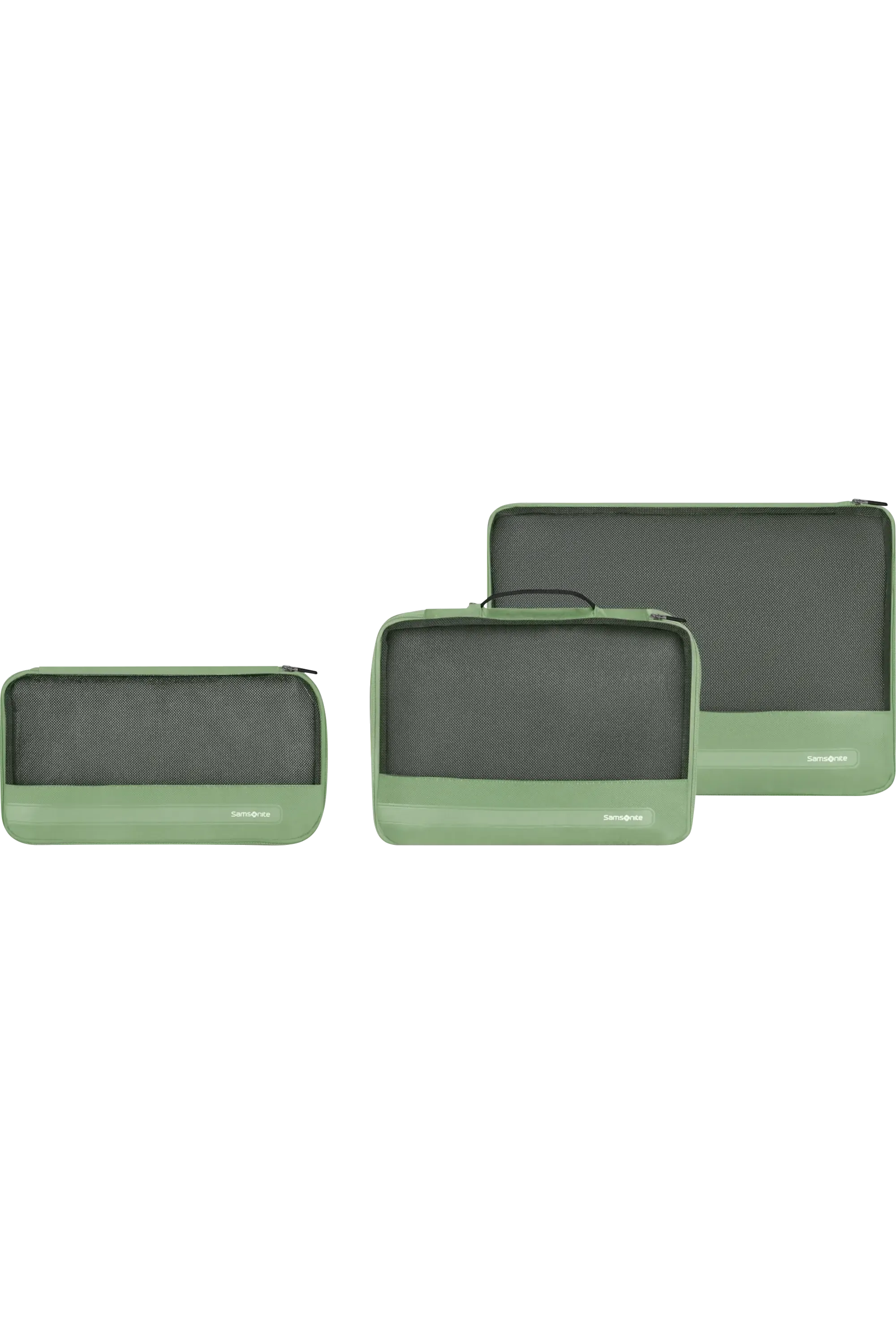 Samsonite Ta Revolution Sett med 3 pakkekuber Sage-Toalettmappe-BagBrokers