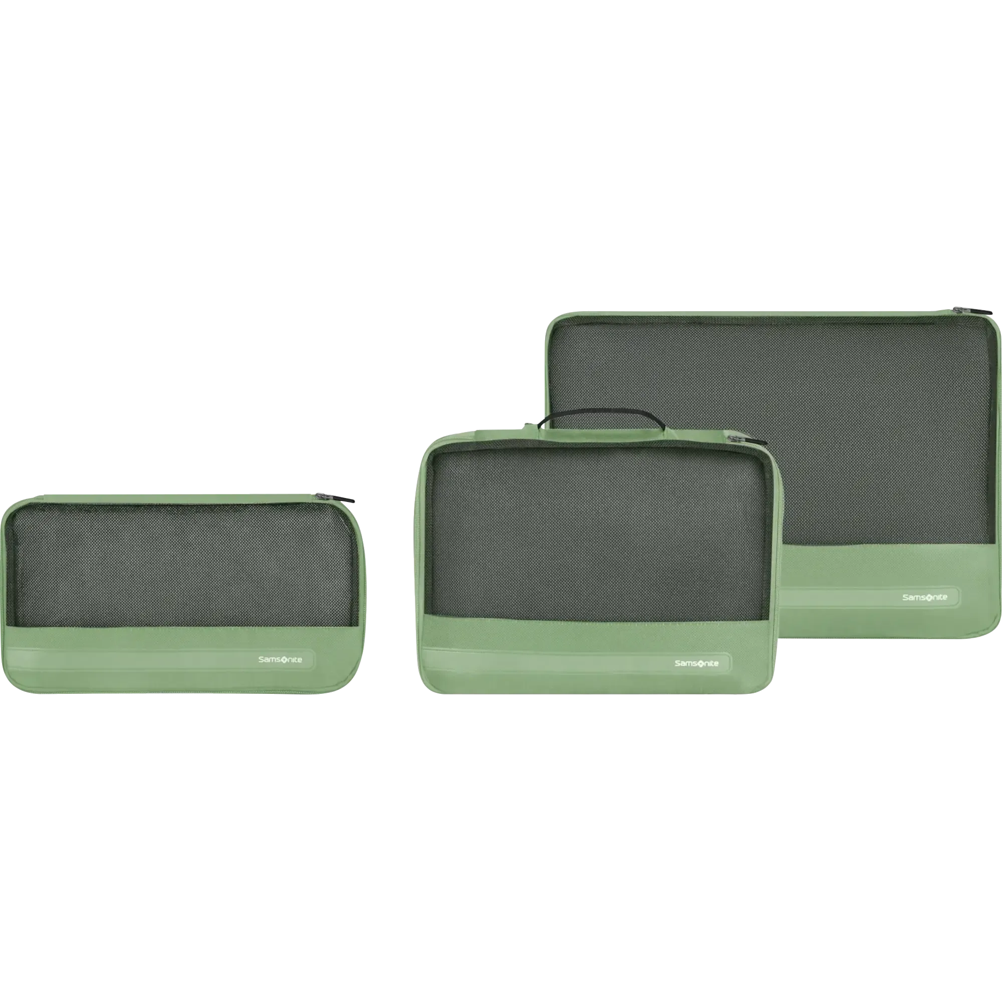 Samsonite Ta Revolution Sett med 3 pakkekuber Sage-Toalettmappe-BagBrokers