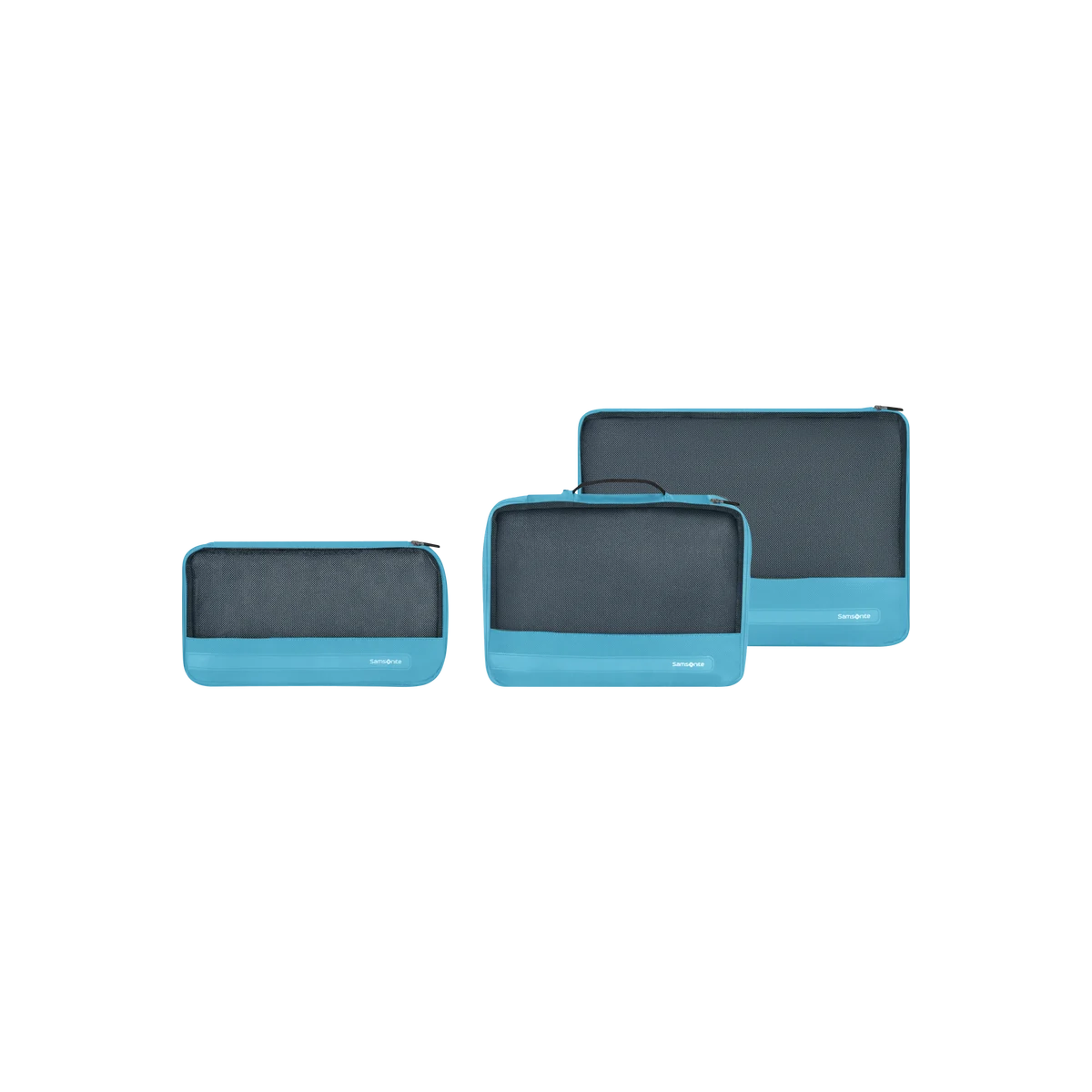 Samsonite Ta Revolution Sett med 3 pakkekuber Vivid Blue-Toalettmappe-BagBrokers