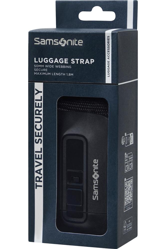 Samsonite Ta Revolution koffertrem 50 mm Svart-Bagasjestropp-BagBrokers