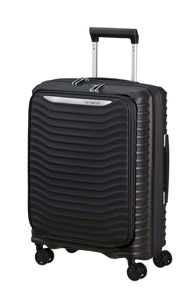 Samsonite UPSCAPE Kabinkoffert EXP med PC-lomme 55 cm Svart-Harde kofferter-BagBrokers