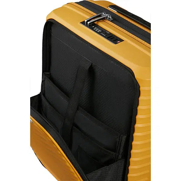 Samsonite UPSCAPE Kabinkoffert EXP med PC-lomme 55 cm Yellow-Harde kofferter-BagBrokers