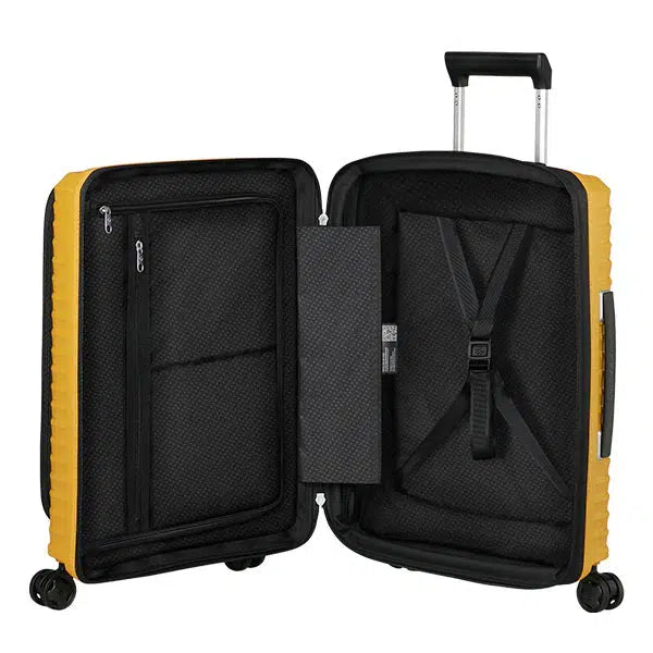 Samsonite UPSCAPE Kabinkoffert EXP med PC-lomme 55 cm Yellow-Harde kofferter-BagBrokers