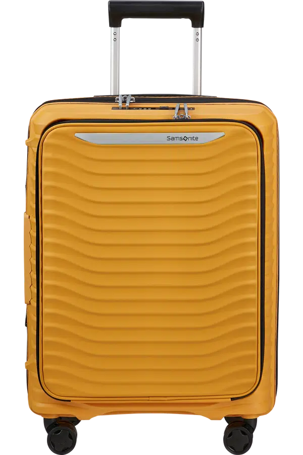 Samsonite UPSCAPE Kabinkoffert EXP med PC-lomme 55 cm Yellow-Harde kofferter-BagBrokers