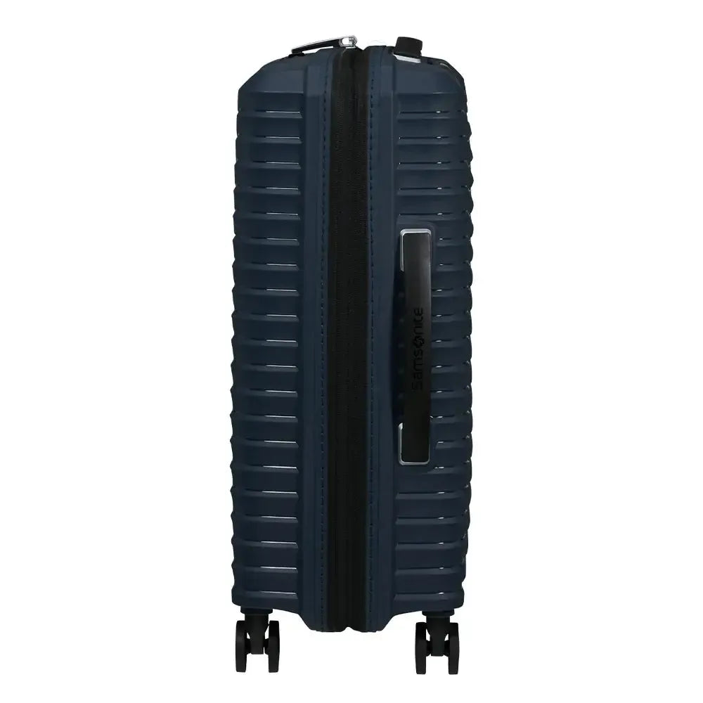 Samsonite UPSCAPE Utvidbar koffert med 4 hjul 55 cm Blue Nights-Harde kofferter-BagBrokers