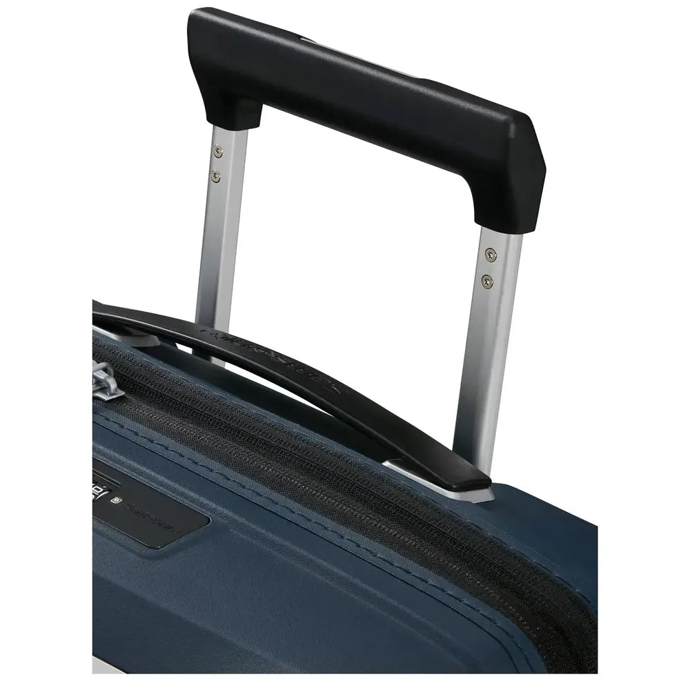 Samsonite UPSCAPE Utvidbar koffert med 4 hjul 55 cm Blue Nights-Harde kofferter-BagBrokers