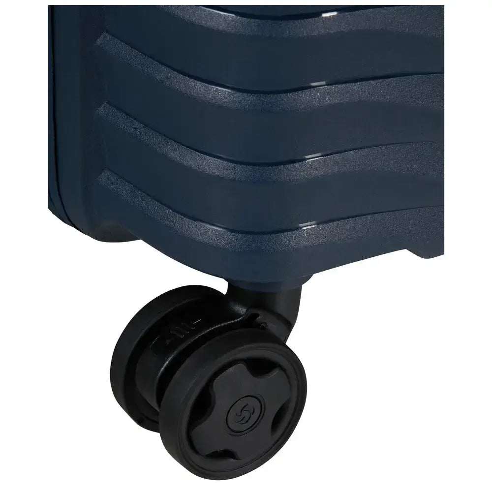 Samsonite UPSCAPE Utvidbar koffert med 4 hjul 55 cm Blue Nights-Harde kofferter-BagBrokers
