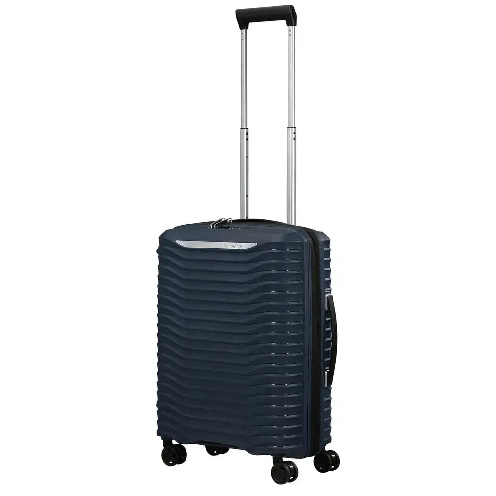 Samsonite UPSCAPE Utvidbar koffert med 4 hjul 55 cm Blue Nights-Harde kofferter-BagBrokers