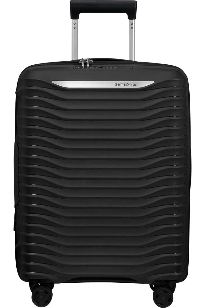 Samsonite UPSCAPE Utvidbar koffert med 4 hjul 55 cm Svart-Harde kofferter-BagBrokers