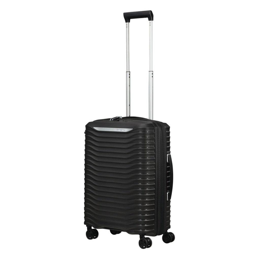 Samsonite UPSCAPE Utvidbar koffert med 4 hjul 55 cm Svart-Harde kofferter-BagBrokers