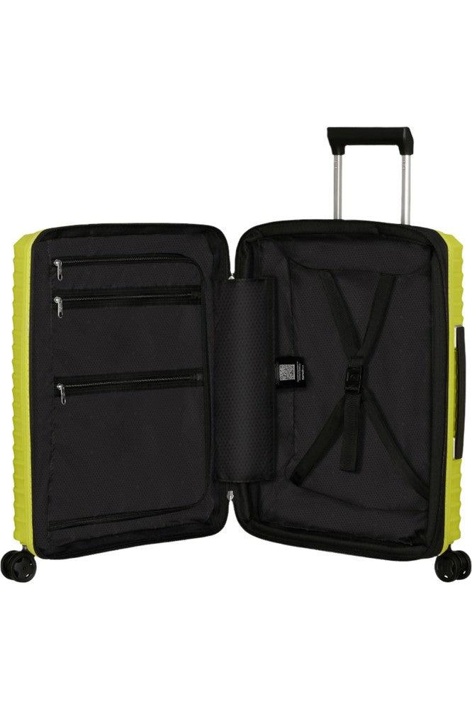 Samsonite UPSCAPE ekspanderende Kabin koffert 55 cm Lime-Harde kofferter-BagBrokers