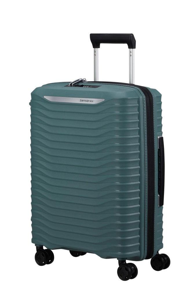 Samsonite UPSCAPE ekspanderende Kabin koffert 55 cm Northern Blue-Harde kofferter-BagBrokers