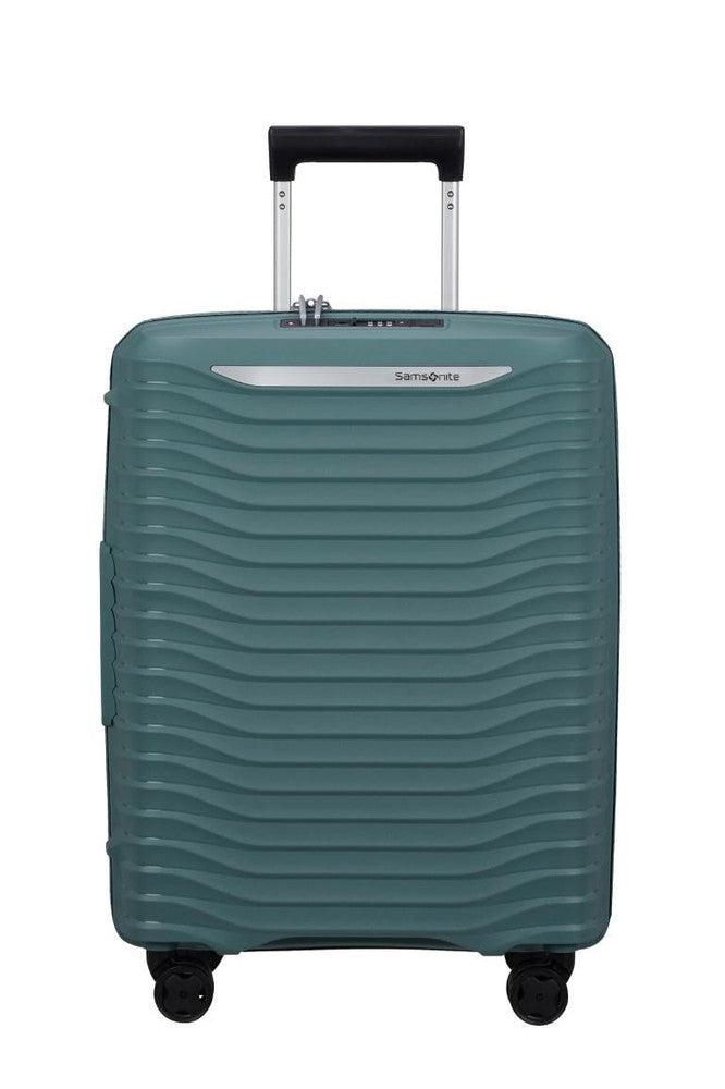 Samsonite UPSCAPE ekspanderende Kabin koffert 55 cm Northern Blue-Harde kofferter-BagBrokers