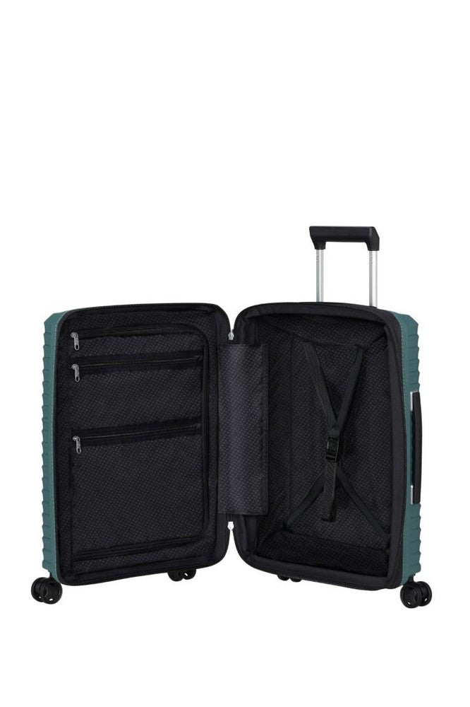 Samsonite UPSCAPE ekspanderende Kabin koffert 55 cm Northern Blue-Harde kofferter-BagBrokers