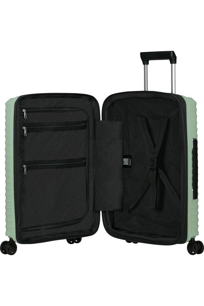 Samsonite UPSCAPE ekspanderende Kabin koffert 55 cm Soft Sage-Harde kofferter-BagBrokers