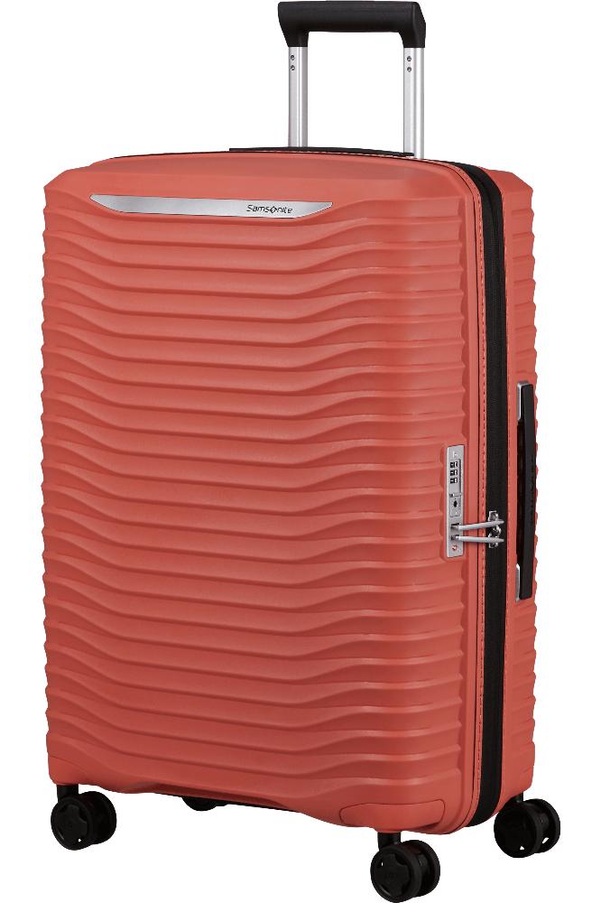 Samsonite UPSCAPE ekspanderende Medium koffert 68 cm Clay-Harde kofferter-BagBrokers