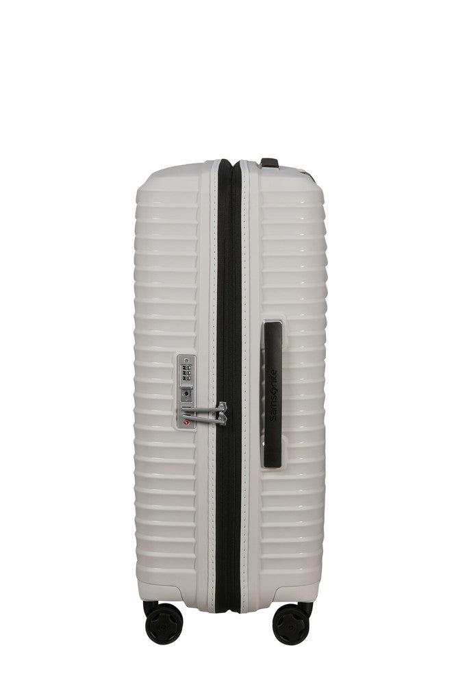 Samsonite UPSCAPE ekspanderende Medium koffert 68 cm Cloud White-Harde kofferter-BagBrokers