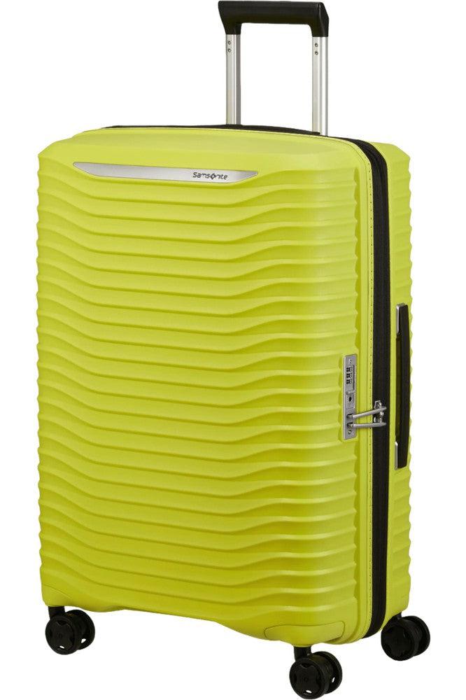 Samsonite UPSCAPE ekspanderende Medium koffert 68 cm Lime-Harde kofferter-BagBrokers