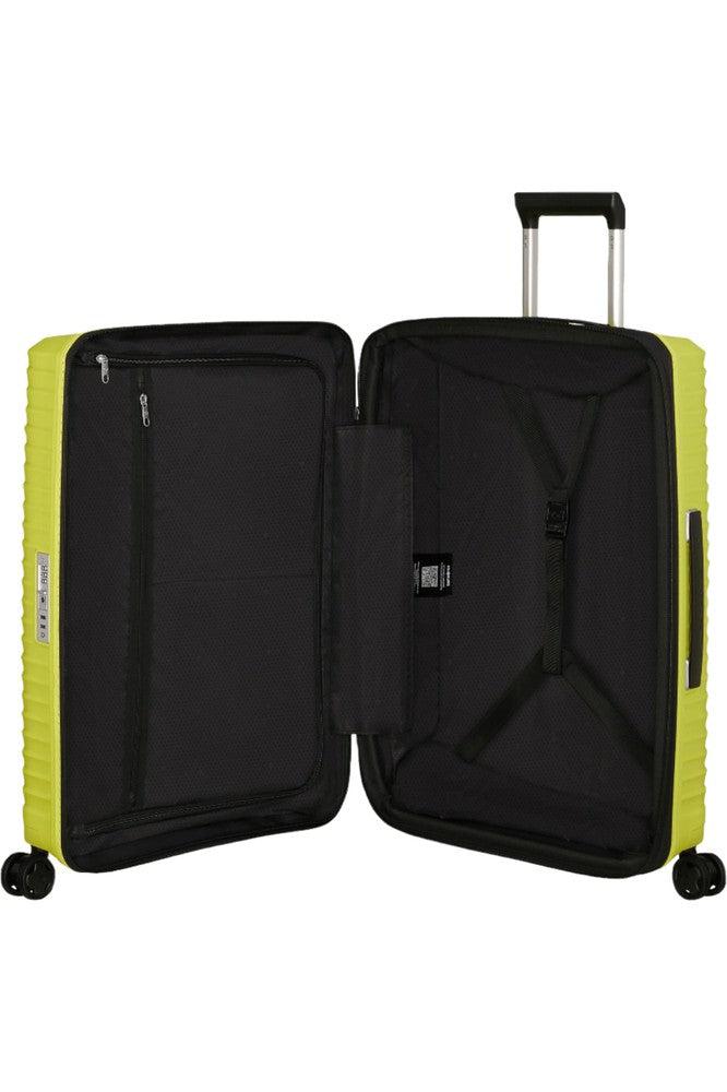 Samsonite UPSCAPE ekspanderende Medium koffert 68 cm Lime-Harde kofferter-BagBrokers