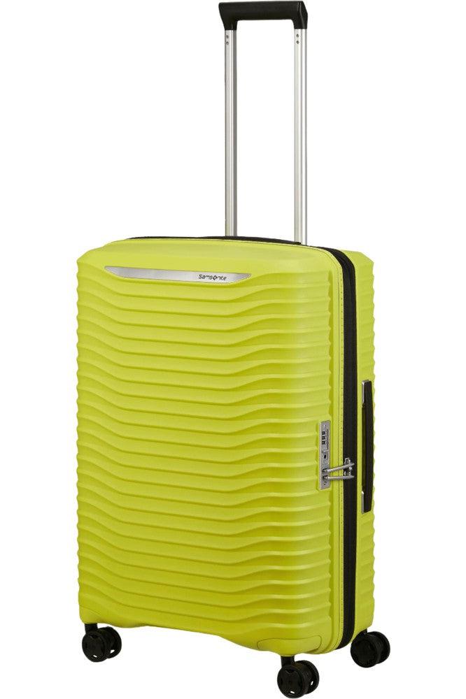 Samsonite UPSCAPE ekspanderende Medium koffert 68 cm Lime-Harde kofferter-BagBrokers