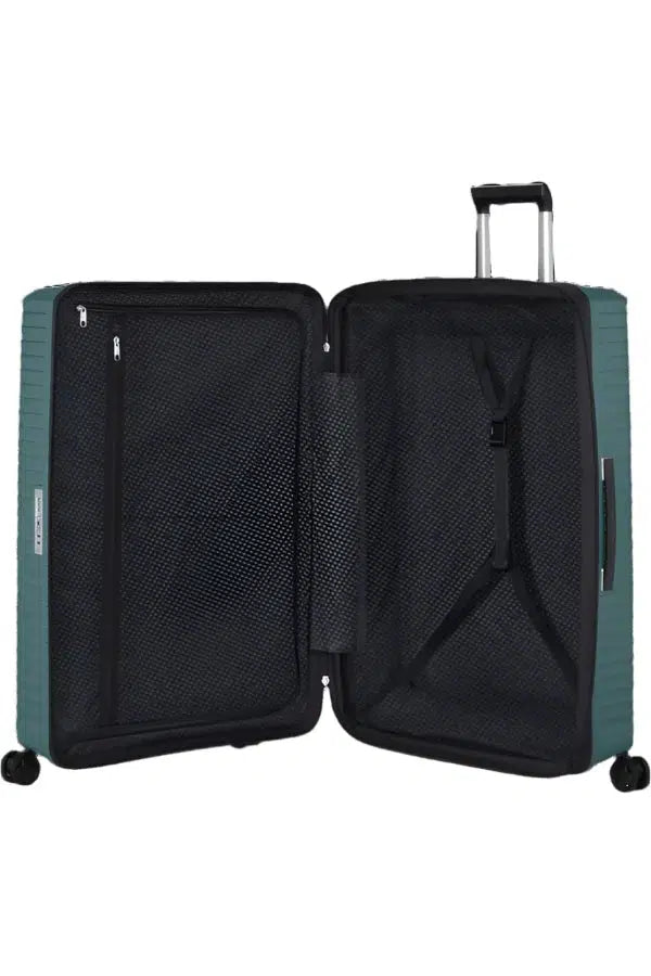 Samsonite UPSCAPE ekspanderende Medium koffert 68 cm Northern Blue-Harde kofferter-BagBrokers