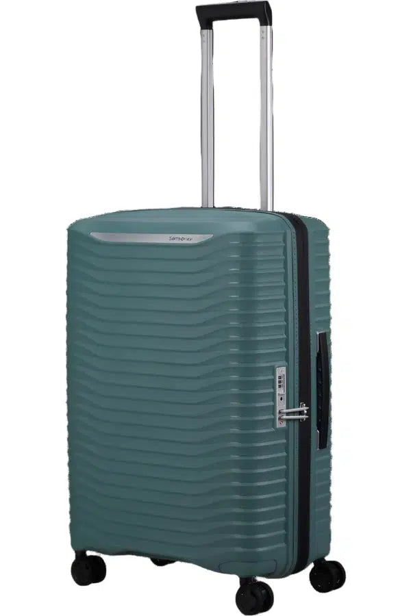 Samsonite UPSCAPE ekspanderende Medium koffert 68 cm Northern Blue-Harde kofferter-BagBrokers